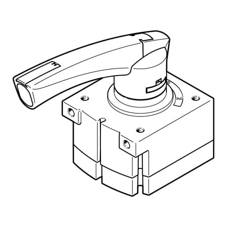 Festo Hand Lever Valve VHER-P-H-B43E-B-G12 VHER-P-H-B43E-B-G12